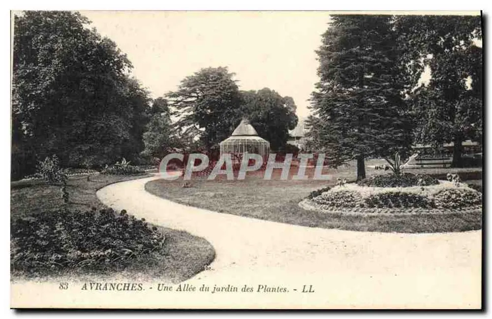 Avranches - Ein Weg im Jardin des Plantes - LL - Vorderseite