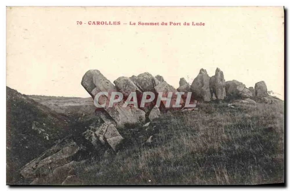 Carolles — Der Gipfel des Ports du Lude - Vorderseite