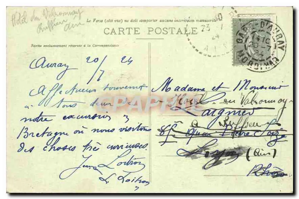Santa Ana - A Basílica — Laurent-Nel, Reanes, n°718 - Verso