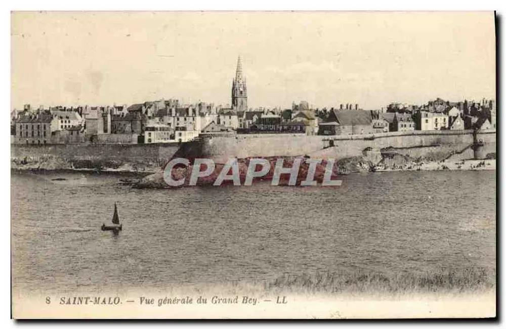Saint-Malo — Allgemeiner Blick auf den Grand Boy — LL - Vorderseite