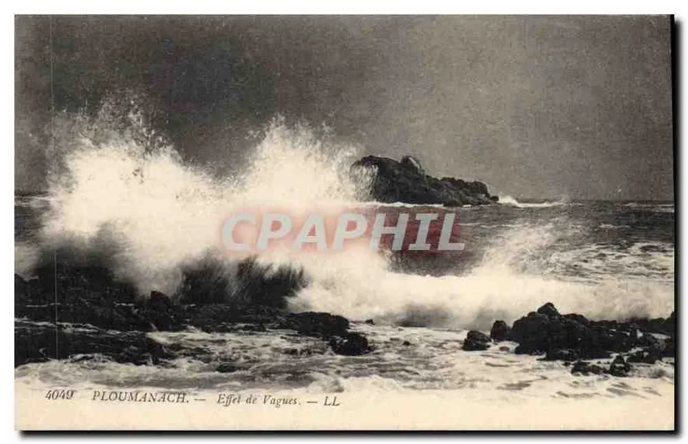 Ploumanach — Efeito de Ondas — LL, n° 4049 - Frente