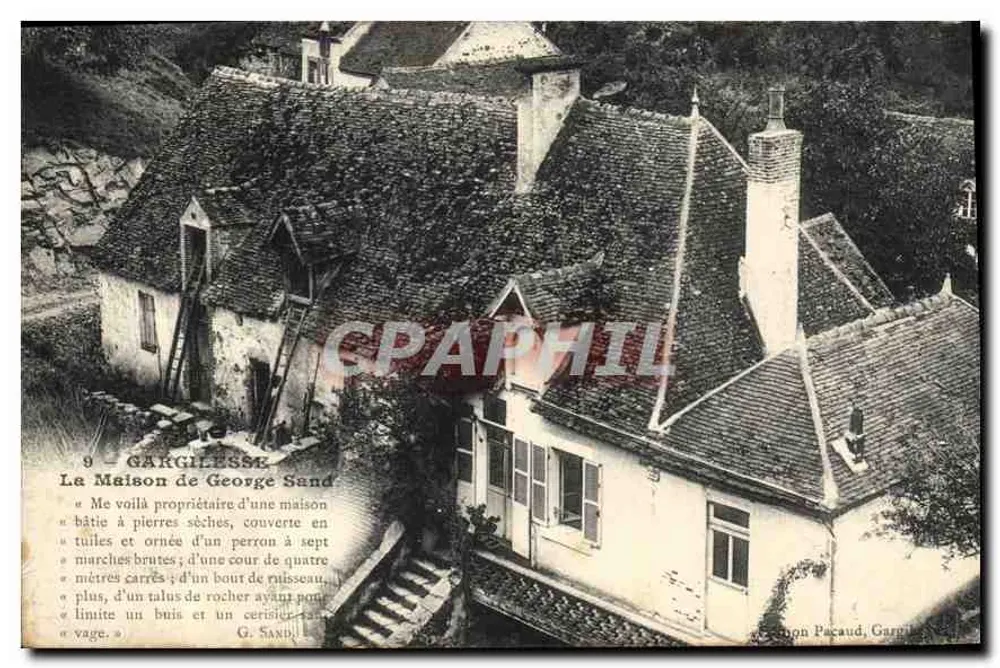 GARGILLESSE — A Casa de George Sand — editor não identificado, n°9 - Frente