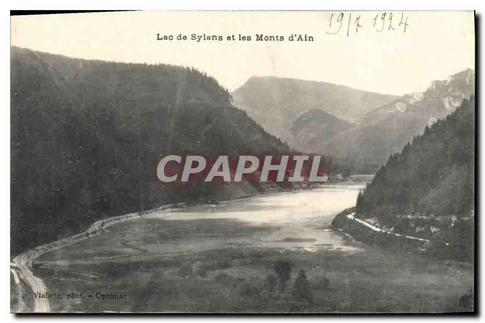 Lac de Sylans und die Monts d'Ain — Viallette, phot. - Oyonna - Vorderseite