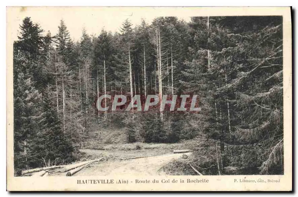 Hauteville (Ain) - Route du Col de la Rochette — P. Lihmann, Verlag, Brénod - Vorderseite