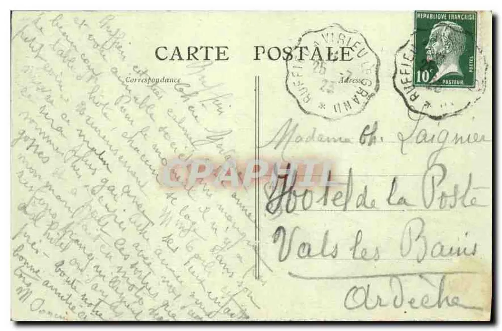 Hauteville (Ain) - Route du Col de la Rochette — P. Lihmann, Verlag, Brénod - Rückseite