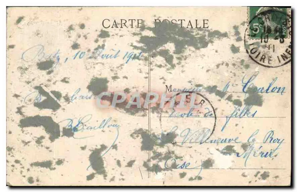 SAILLE (L.O.I.) — Um alegre Trio — C.P. O.P. 16 - Verso