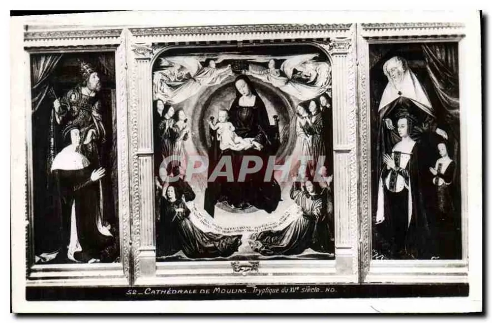 Kathedrale von Moulins — Triptychon des 14. Jahrhunderts — Nr. 52 - Vorderseite
