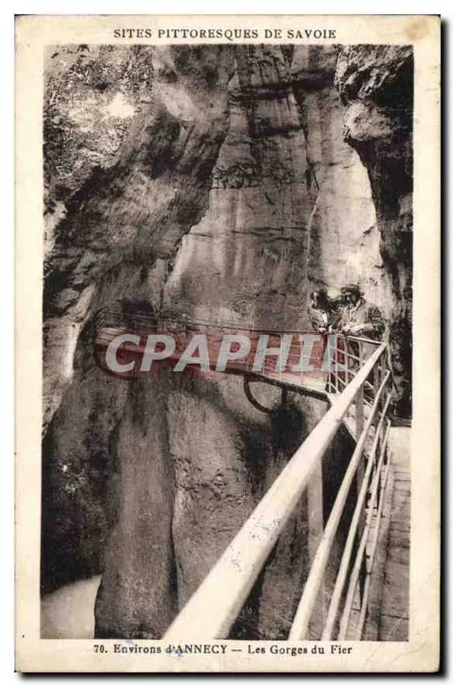 As Gorges do Fier — Arredores de Annecy — Sítios pitorescos da Saboia, n°70 - Frente
