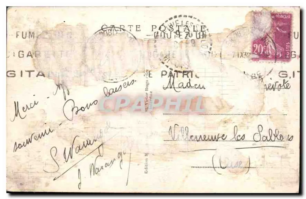 Der Lautaret-Pass - Das Chalet und der Alpinergarten — Bugo Post Edition - Rückseite