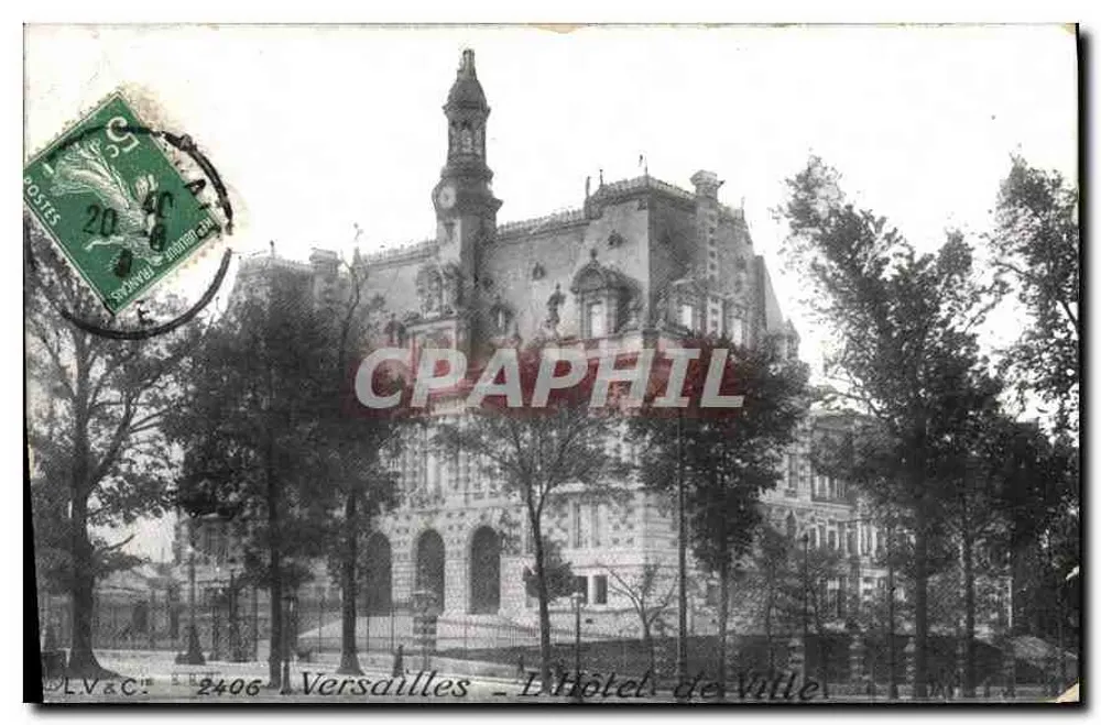 Versailles - O Hôtel-de-Ville — editor LV&C n°2406 - Frente