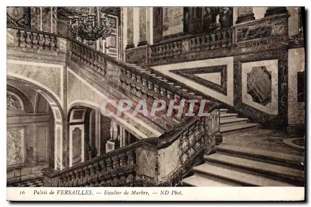 Palais de VERSAILLES — Escalier de Marbre — ND Phol. - Frente