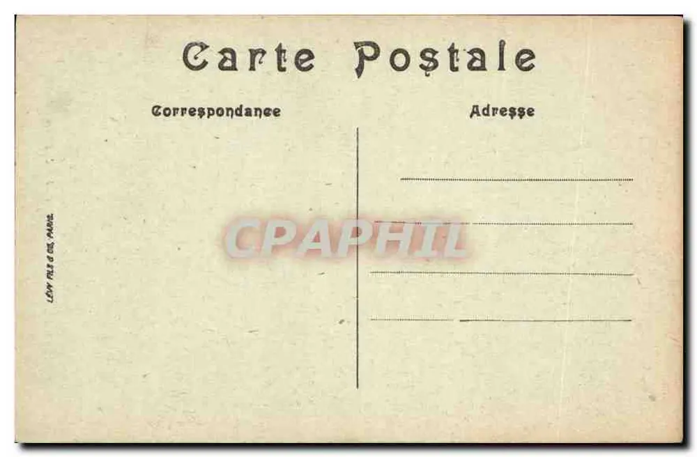 Versailles — A Estátua do Abbé de l'Épée — LL. n° 370 - Verso