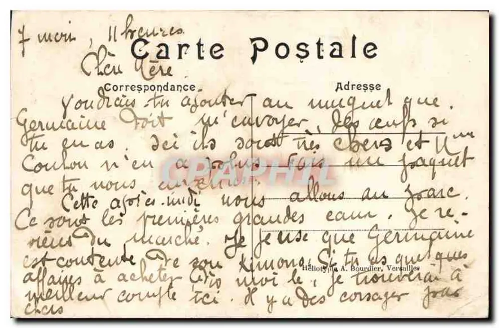 Marie-Antoinette em Trianon — por Wertmüller — n° 228 - Verso