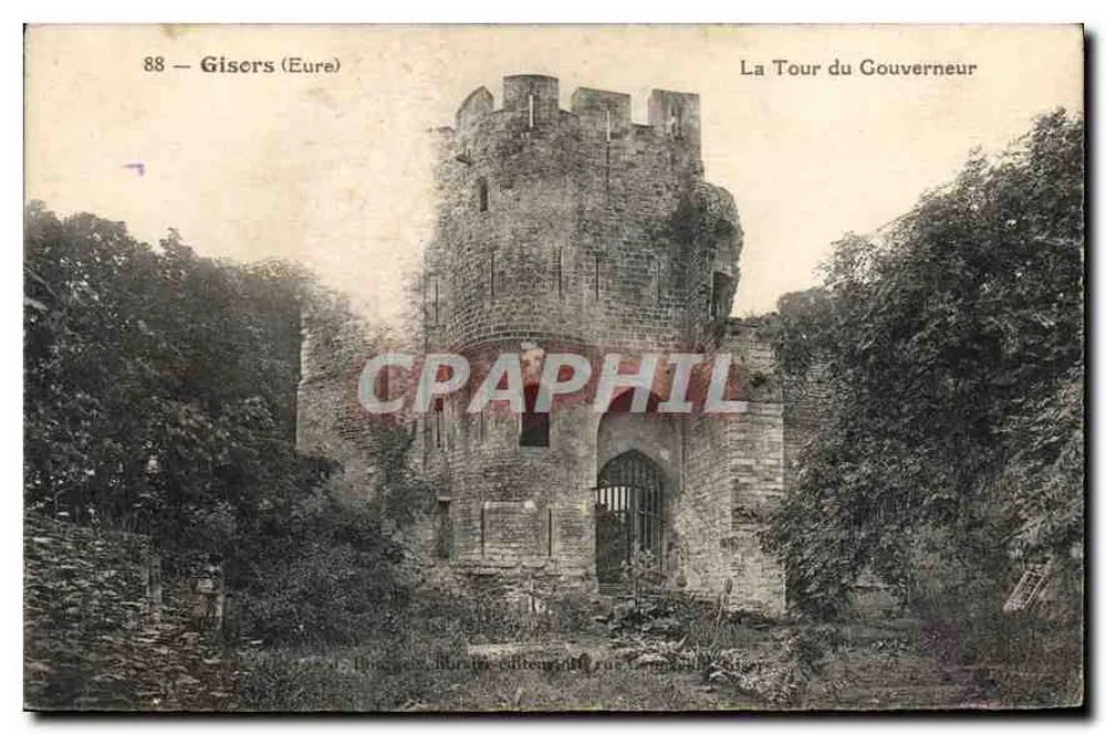 Gisors (Eure) — A Torre do Governador — Théophile Martin, editor - Frente
