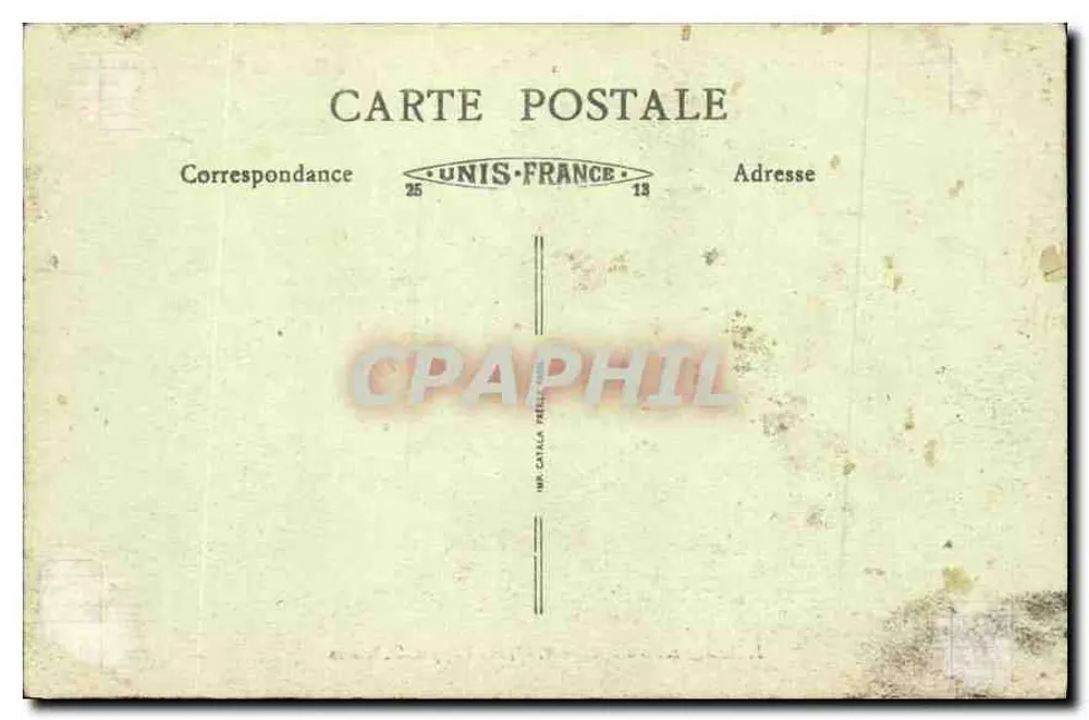 Gisors (Eure) — A Torre do Governador — Théophile Martin, editor - Verso
