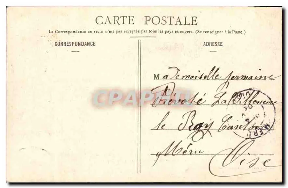 Nancy — Estátua de Plach Thirin — Maison des Magasins Réunis, editora, Nancy - Verso