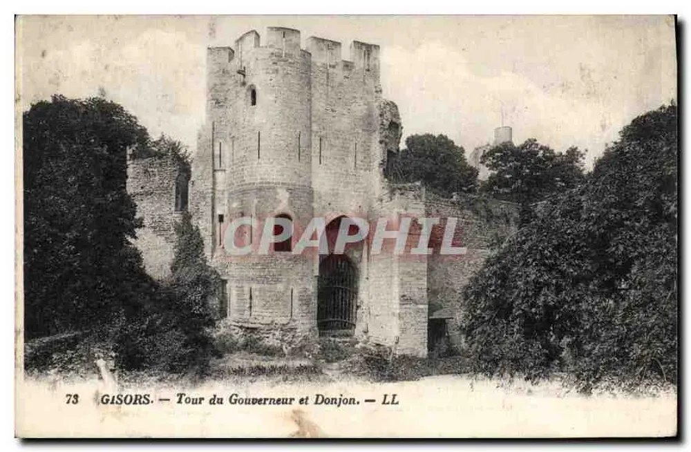 Gisors — Turm des Gouverneurs und Bergfried — LL - Vorderseite
