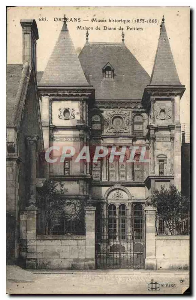 Orléans — Historisches Museum (1855-1868) — Haus von Diane de Poitiers - Vorderseite