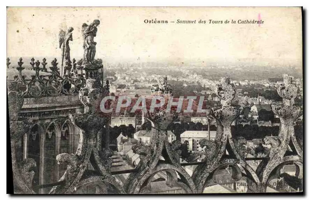 Orléans — Gipfel der Kathedralentürme — Édition Orléans - Vorderseite