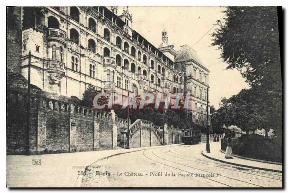 Biels - Das Schloss - Profil der Fassade von François Ier — Verlag Thé, Nr. 500 - Vorderseite