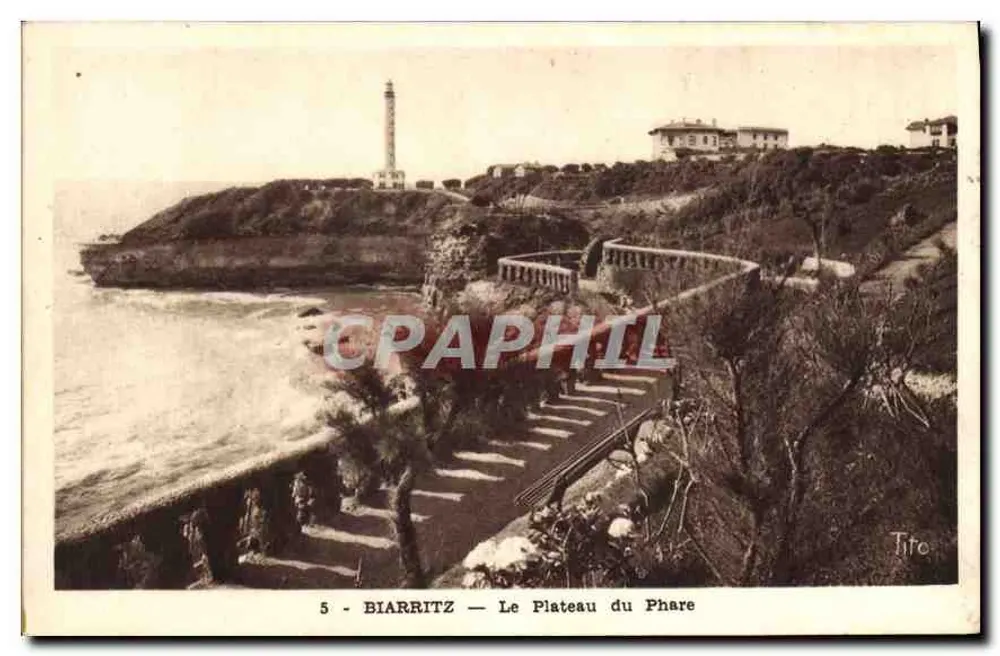 Biarritz — O Plateau do Farol — Tito - Frente