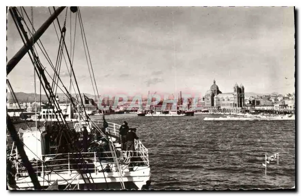Die Kathedrale und die Docks — Marseille — Editions d'Art - Vorderseite