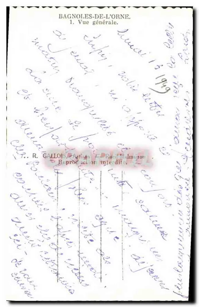 बैग्नोल्स-डेल-ओर्ने — व्यापक दृश्य — आर. गैलोइस - पीछे