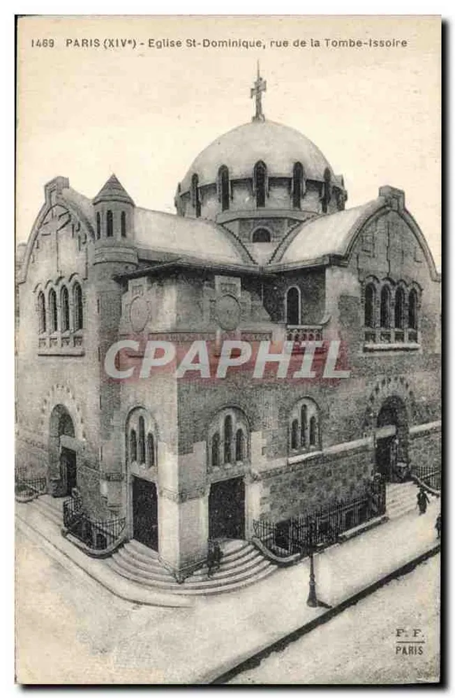 Kirche Saint-Dominique — rue de la Tombe-Issoire — F.P. PARIS - Vorderseite