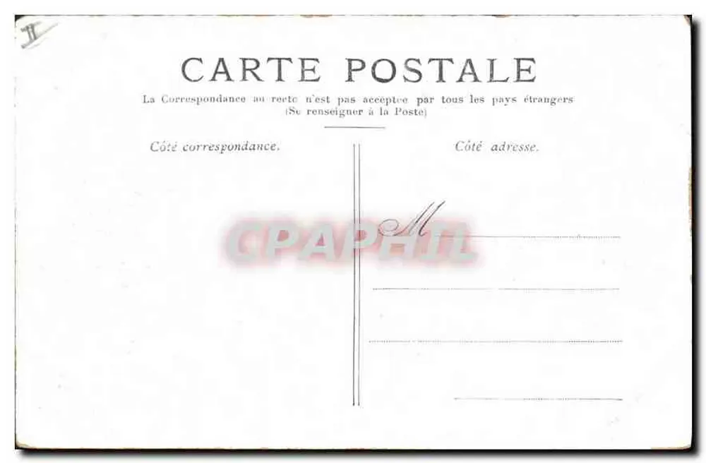 Paris — A Place do Palais-Royal — editor não identificado - Verso