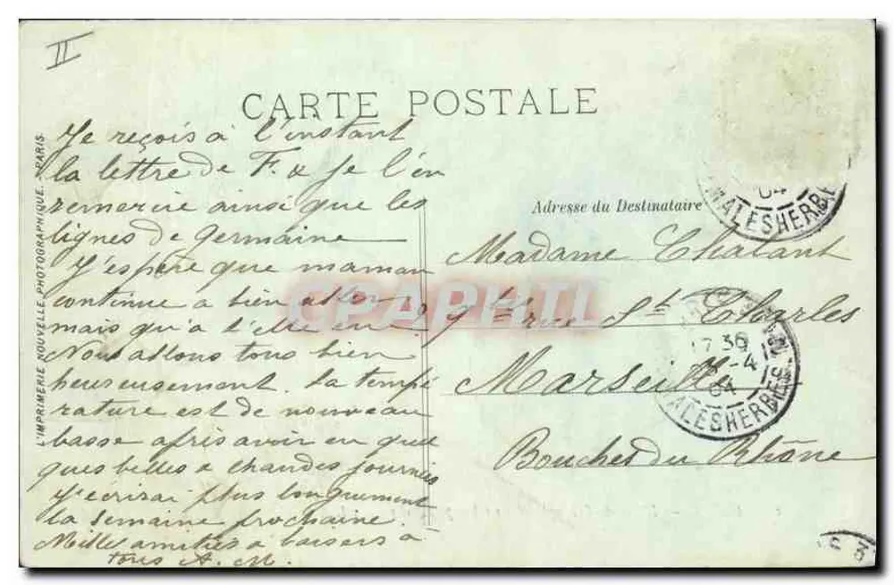 पेरिस। — ट्रियंफ के वलय और चैम्प्स-एलिसीज़। — LL। — 23 अप्रैल 1904 - पीछे