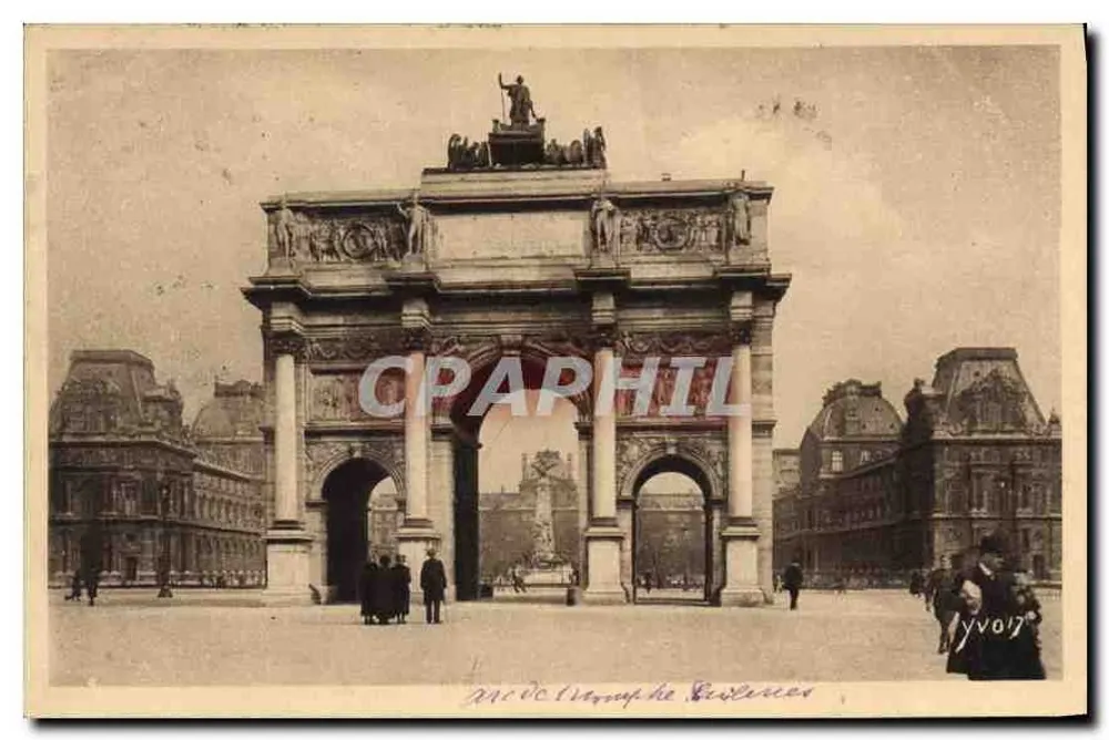 Arco do Triunfo do Carrousel — Paris — Edição d'Art YVON - Frente