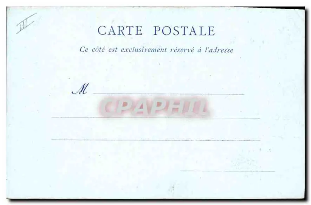 Paris - Ansicht der Rue Soufflot und des Panthéon — ND Phot - Rückseite