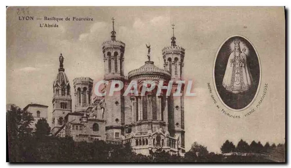 LYON — Basílica de Fourvière — A Abside - Frente