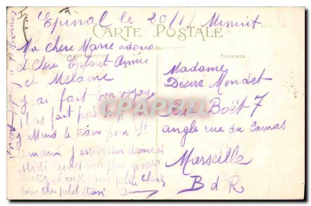LYON — Basílica N.-D. de Fourvière — Vista geral — Carrier editado, modelo depositado - Verso