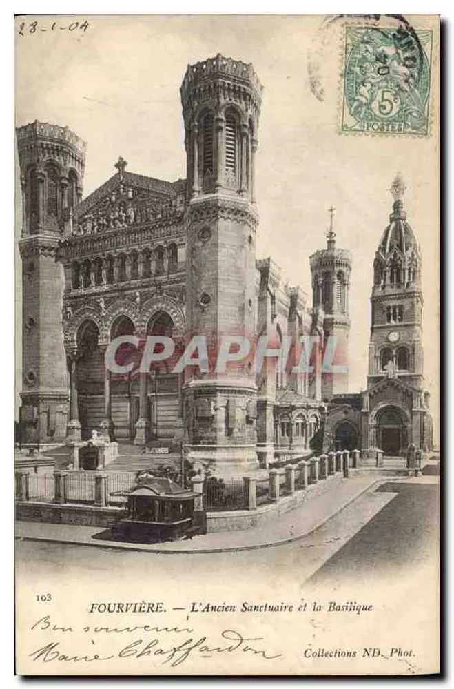 Fourvière — Das Alte Heiligtum und die Basilika — Collections ND. Phot. - Vorderseite