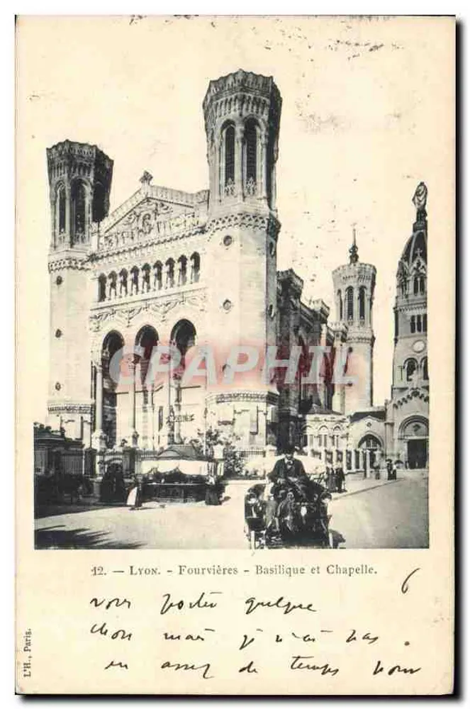 Lyon - Fourvières - Basílica e Capela — L.H. Paris, n°42 - Frente