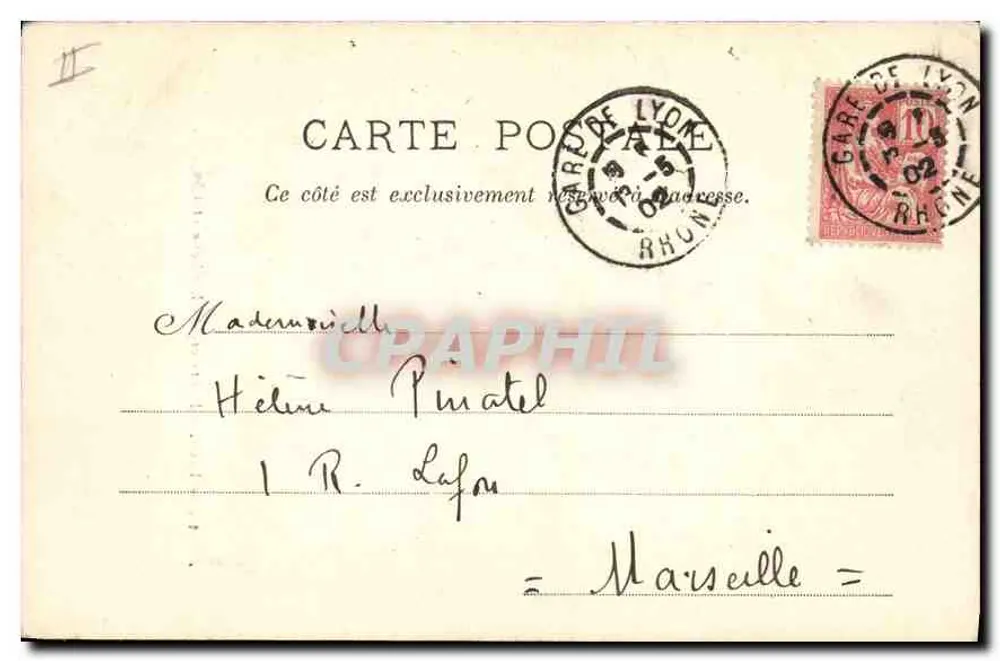Lyon - Fourvières - Basílica e Capela — L.H. Paris, n°42 - Verso