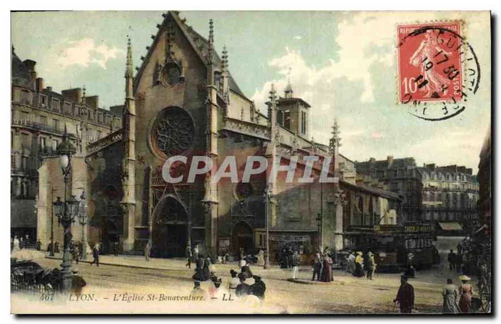 LYON - De kerk van Sint-Bonaventuur — LL, n° 407 - Voorkant