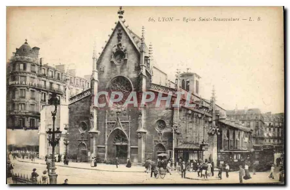 Lyon — Igreja de Saint-Bonaventure — L. B. - Frente