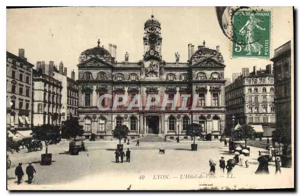 LYON — L'Hôtel-de-Ville — LL. — n°40 - Voorkant