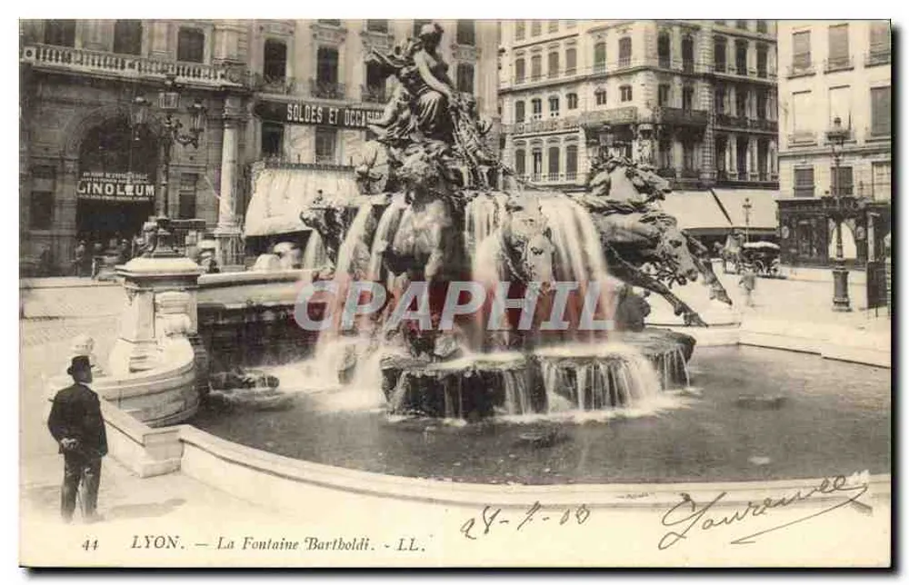 LYON — A Fonte Bartoldi — LL. n°44 - Frente