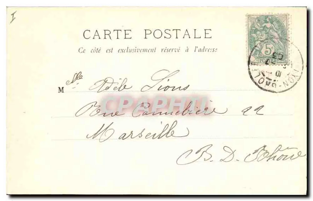 LYON — A Fonte Bartoldi — LL. n°44 - Verso