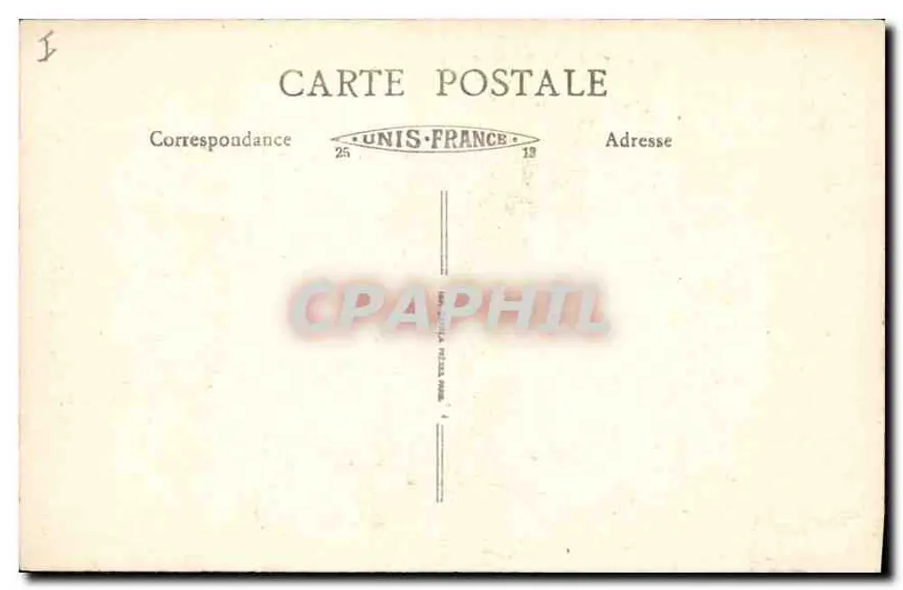 LYON - Das Palais der Künste (ehemals Palais Saint-Pierre) — Serie 227 — Verlag S.F. Lux - Rückseite