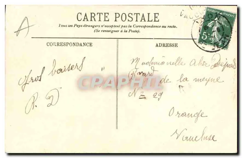 Lyon — Die Saône, die Kathedrale Saint-Jean und Fourvière — LL, Nr. 453 - Rückseite