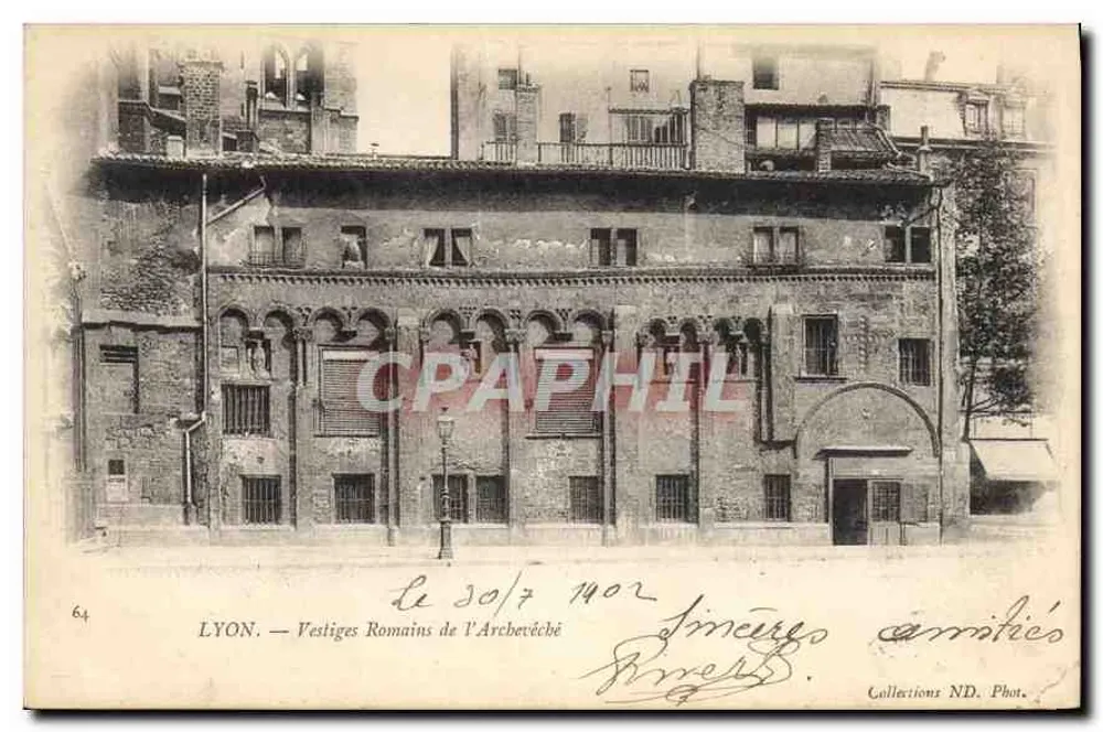 LYON — Vestígios Romanos da Arquidiocese — Collections ND. Phot. n°64 - Frente