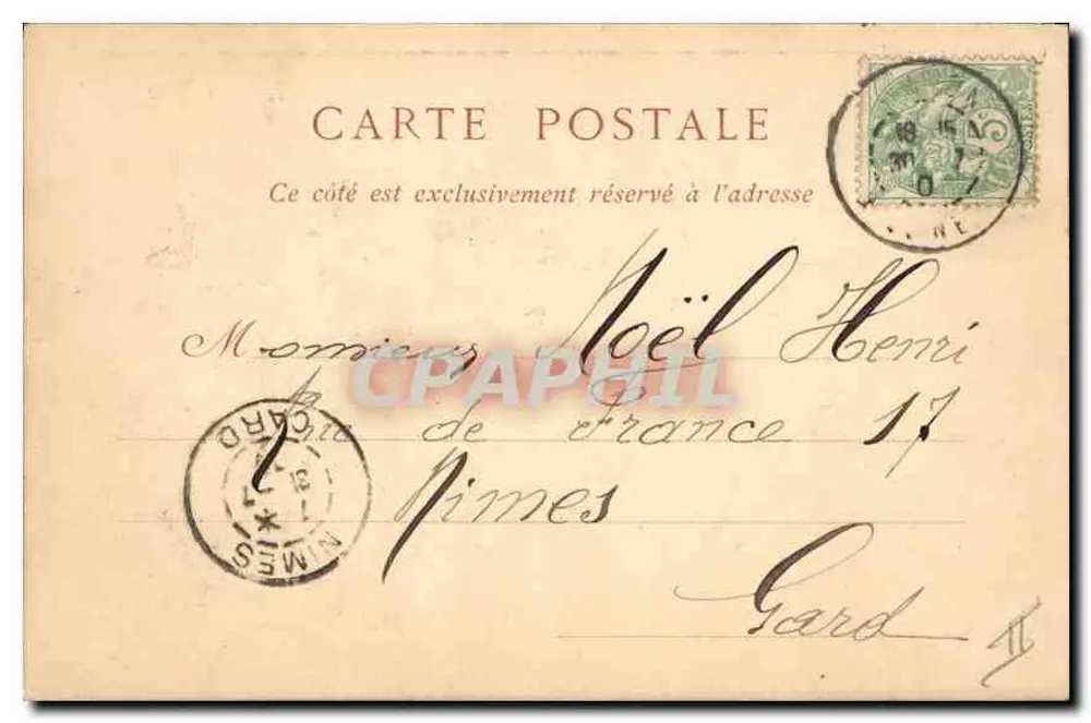 LYON — Vestígios Romanos da Arquidiocese — Collections ND. Phot. n°64 - Verso