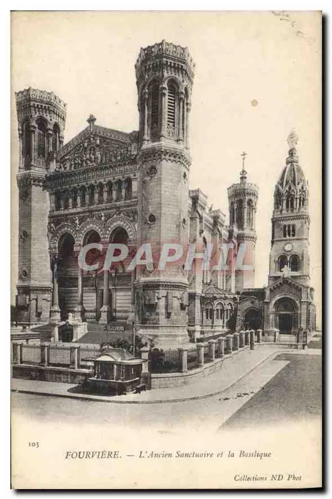 Fourvière — Das Alte Heiligtum und die Basilika — ND Phot Sammlung - Vorderseite