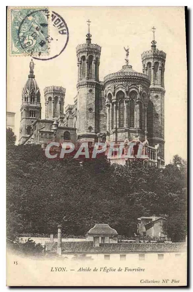 LYON — Abside da Igreja de Fourvière — Collections NF Phot - Frente