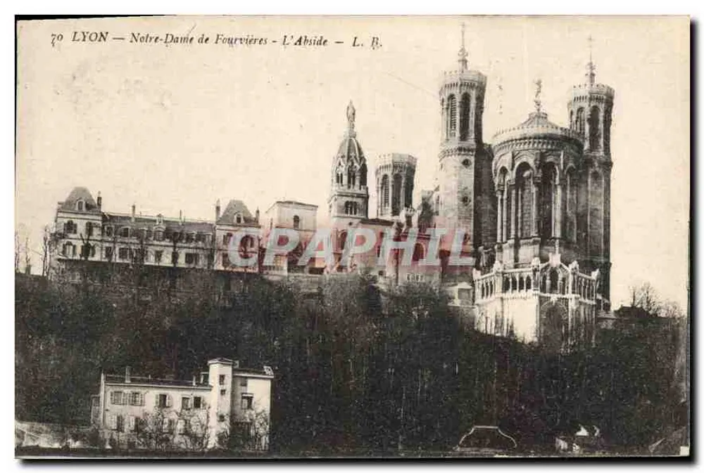 LYON — Nossa Senhora de Fourvières — A Abside — L. R. - Frente