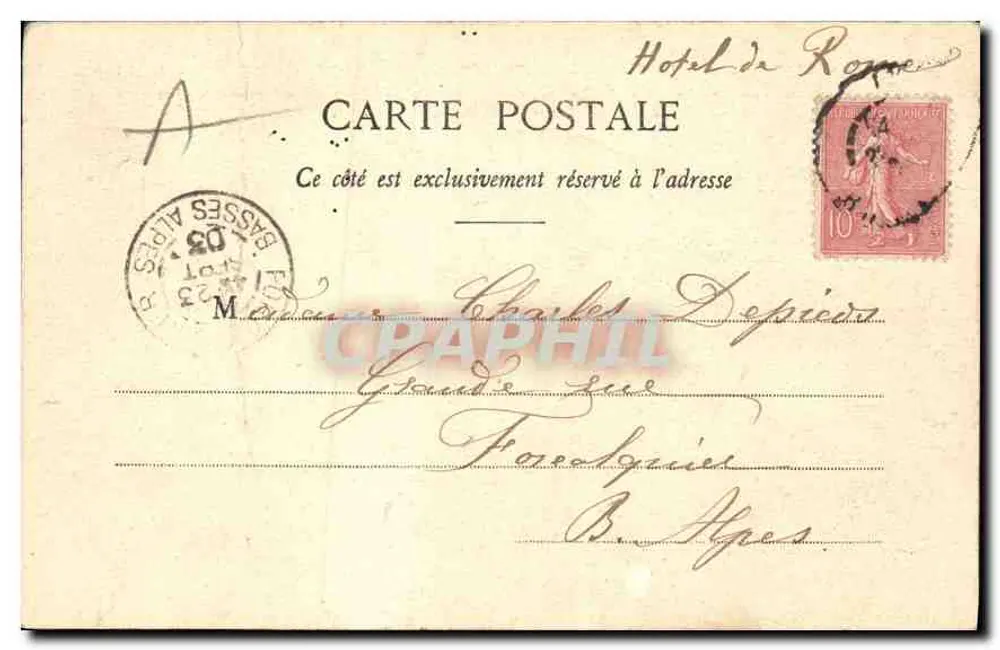 Lyon - Kirche Fourvière und Kirche St-Jean — Verlag G. D. Nr. 8370 - Rückseite
